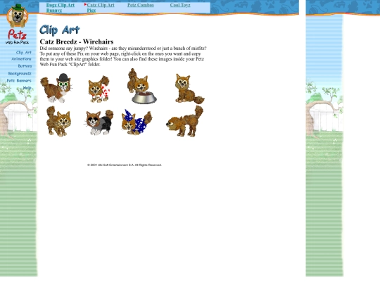 petzweb/Web Fun Pack/html/wirehair screenshot
