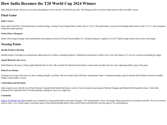 T20 screenshot