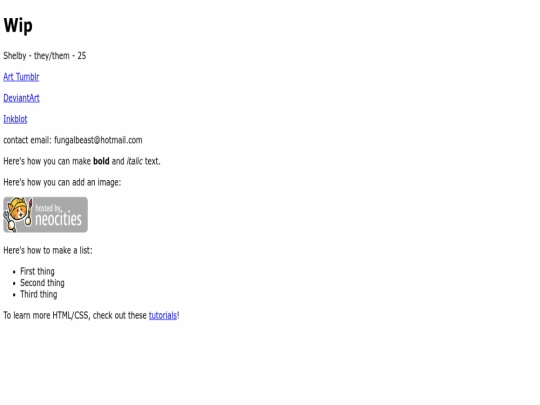 index screenshot