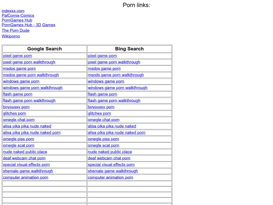 Links screenshot