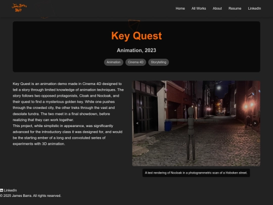 Portfolio/key_quest screenshot