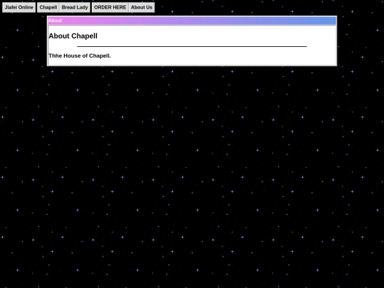 chapell/about screenshot