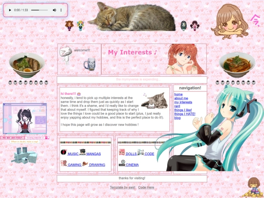 myinterests screenshot