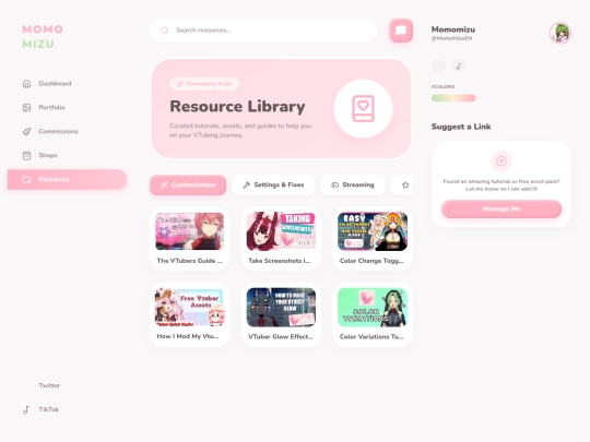 reccomenedresources screenshot