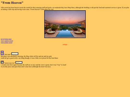 second website/page 3 screenshot