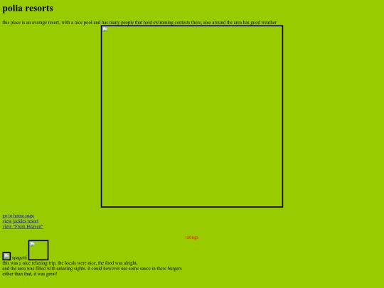 second website/page 4 screenshot