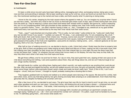 smut/twoforone screenshot