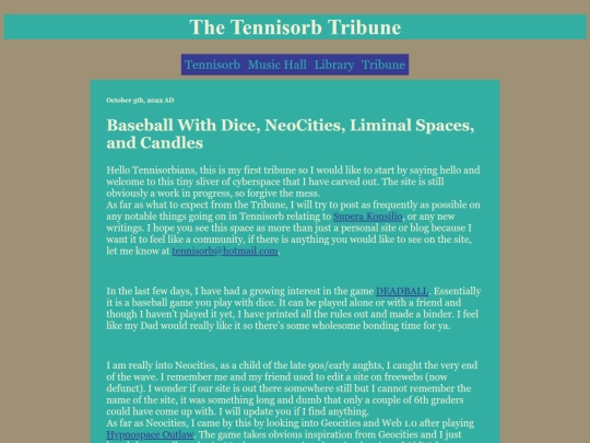 tribune screenshot