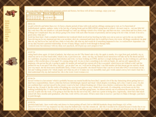 diarye screenshot