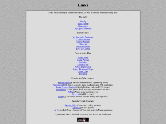 links screenshot