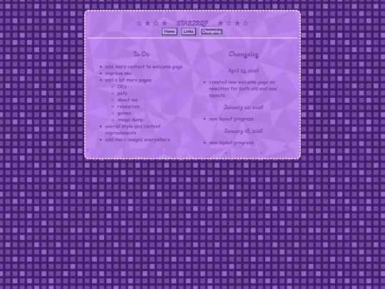changelog screenshot