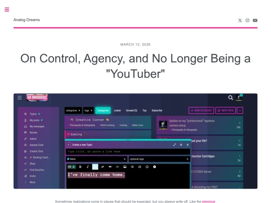 on-control-agency-and-no-longer-being-a-youtuber screenshot