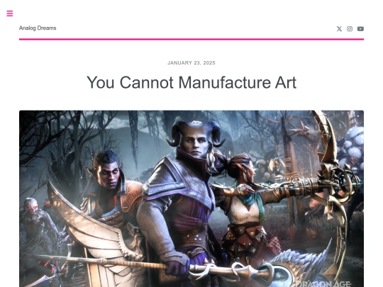 you-cannot-manufacture-art screenshot