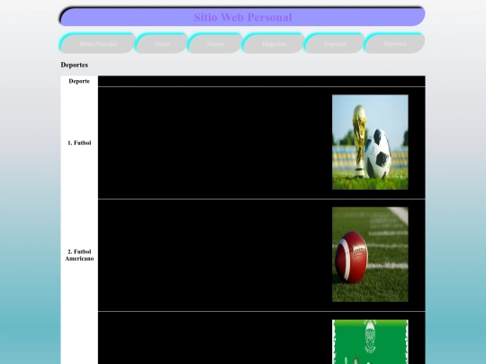 act_clase/act2/Deportes screenshot