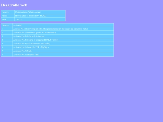 index screenshot