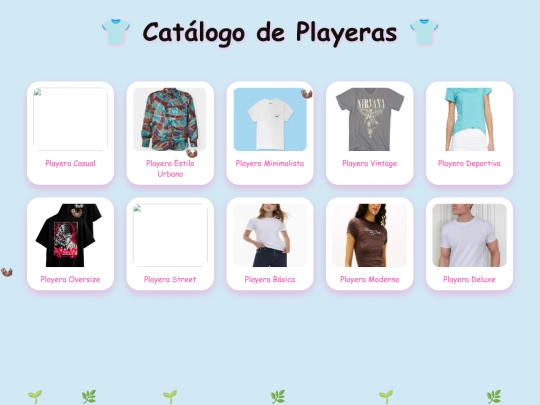 playeras screenshot