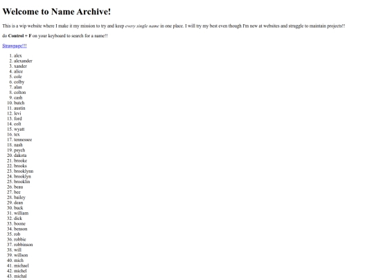 index screenshot