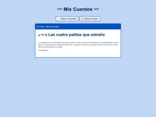 miscuentos screenshot