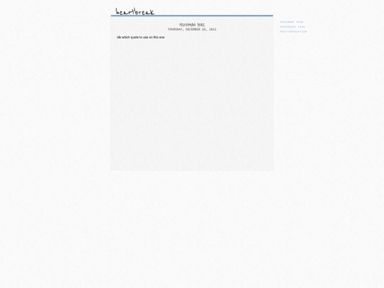 narratives/heartbreak screenshot
