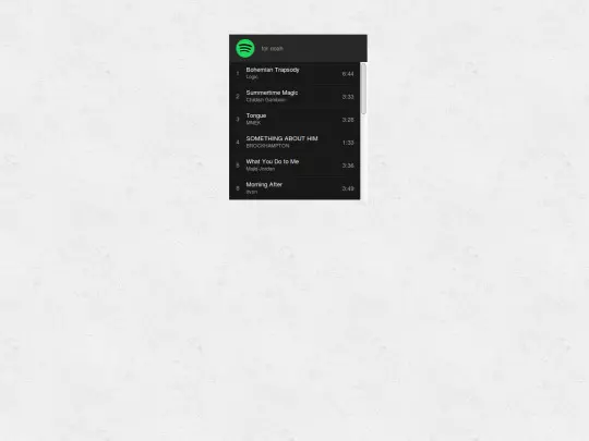 playlists/fornoah screenshot