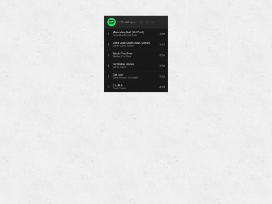 playlists/speeddemon screenshot