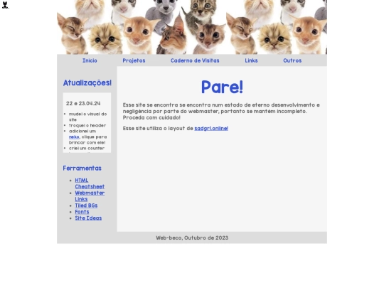 guestbook/caderno-de-visitas screenshot