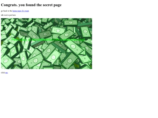 secretpage screenshot