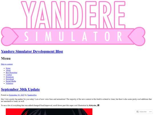 blog screenshot