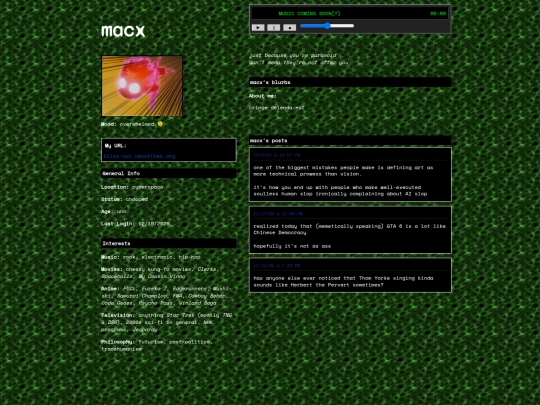 profile screenshot