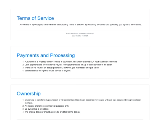 terms screenshot