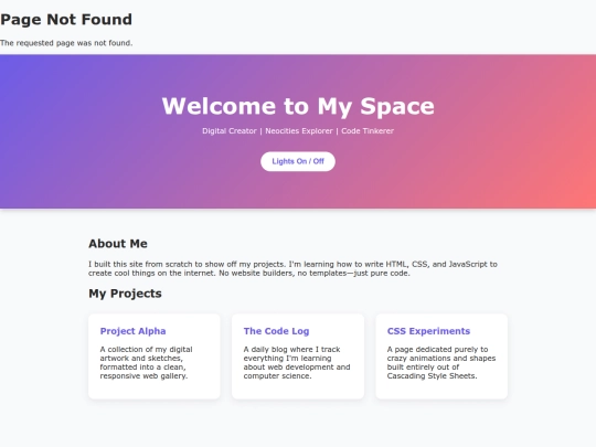 not_found screenshot