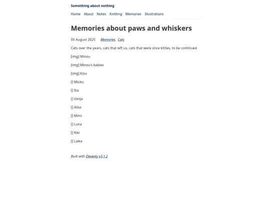 memories/cats screenshot