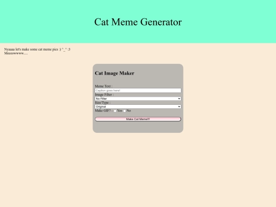catgen screenshot