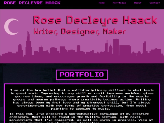 portfolio screenshot