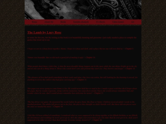 booknotes/thelamb screenshot