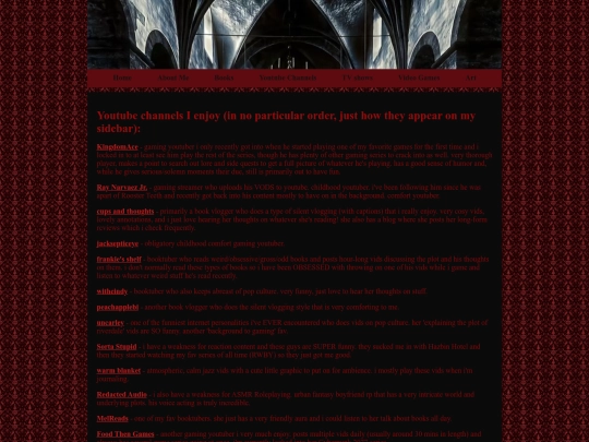 youtubechannels screenshot