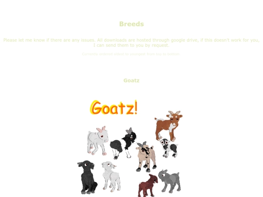 breeds screenshot