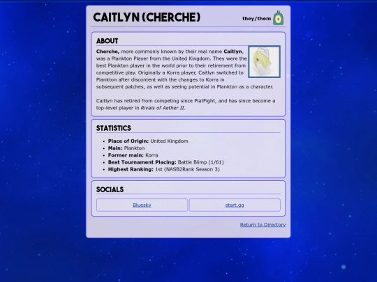 player_cherche screenshot
