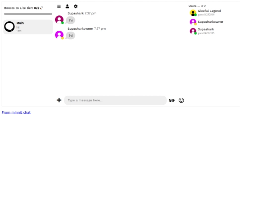 chat screenshot