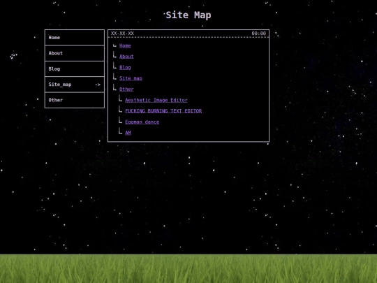 sitemap screenshot