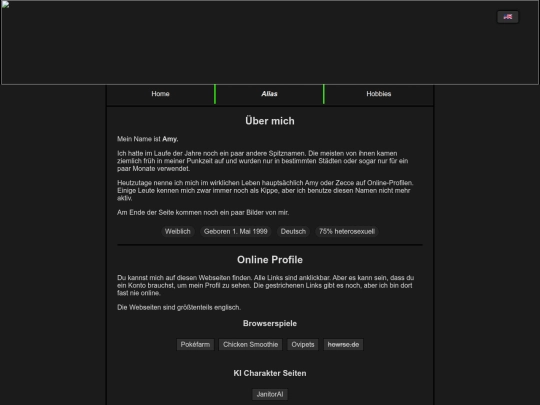 de/alias screenshot