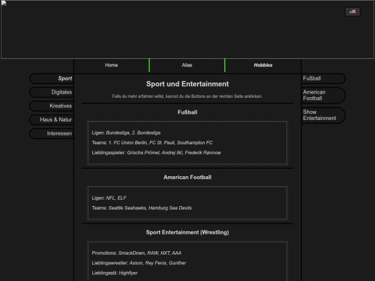 de/hobbies/sports screenshot