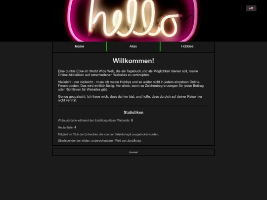 de/home screenshot