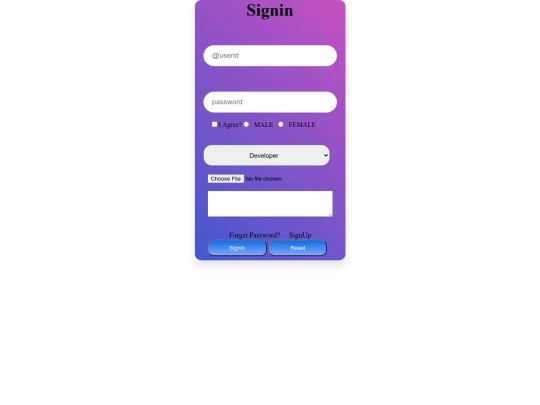 milk/signin screenshot