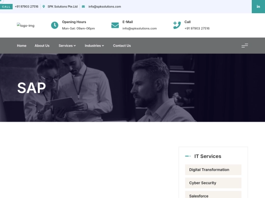 spksolutions/sap screenshot