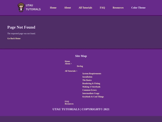 not_found screenshot