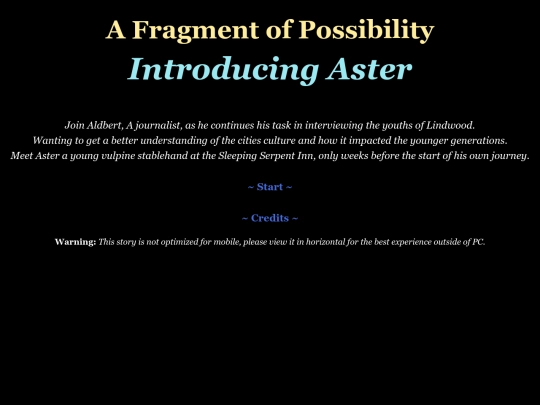 Storys/Fragments/Interviews/FragmentsAster screenshot