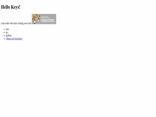 index screenshot