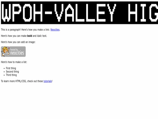 index screenshot