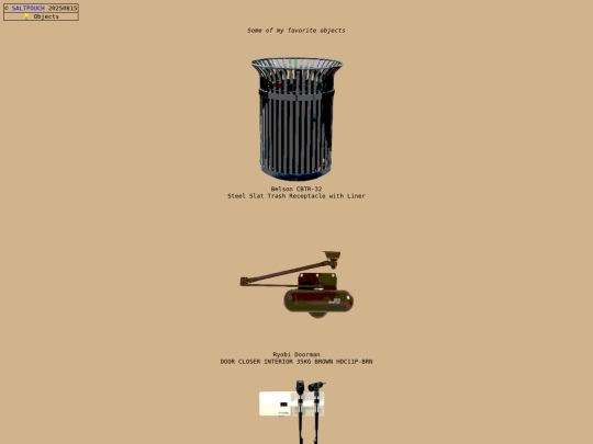 objects screenshot